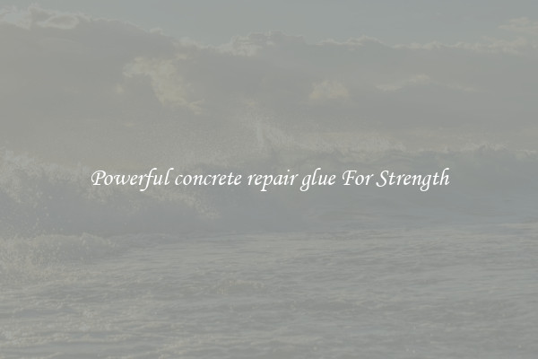Powerful concrete repair glue For Strength