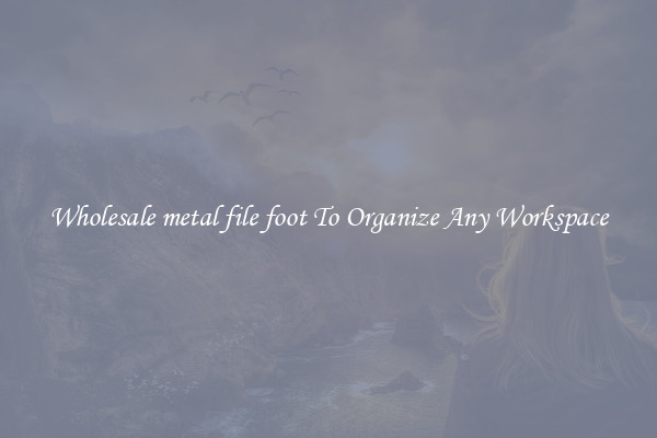Wholesale metal file foot To Organize Any Workspace
