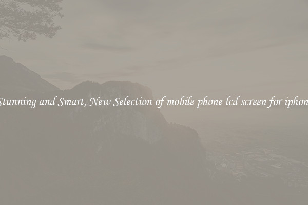 Stunning and Smart, New Selection of mobile phone lcd screen for iphone