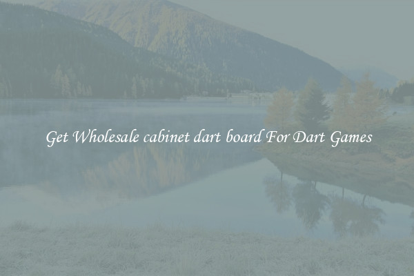 Get Wholesale cabinet dart board For Dart Games