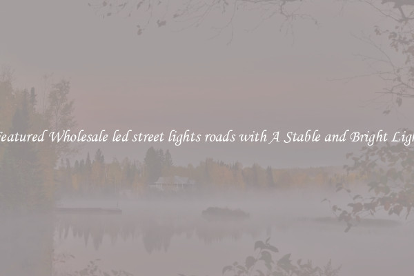 Featured Wholesale led street lights roads with A Stable and Bright Light