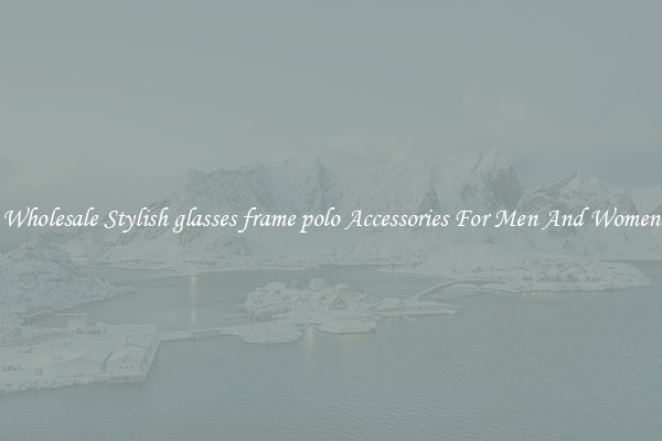 Wholesale Stylish glasses frame polo Accessories For Men And Women
