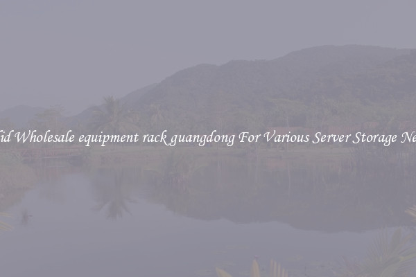 Solid Wholesale equipment rack guangdong For Various Server Storage Needs