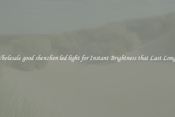 Wholesale good shenzhen led light for Instant Brightness that Last Longer