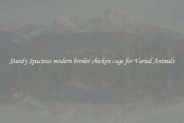 Sturdy Spacious modern broiler chicken cage for Varied Animals